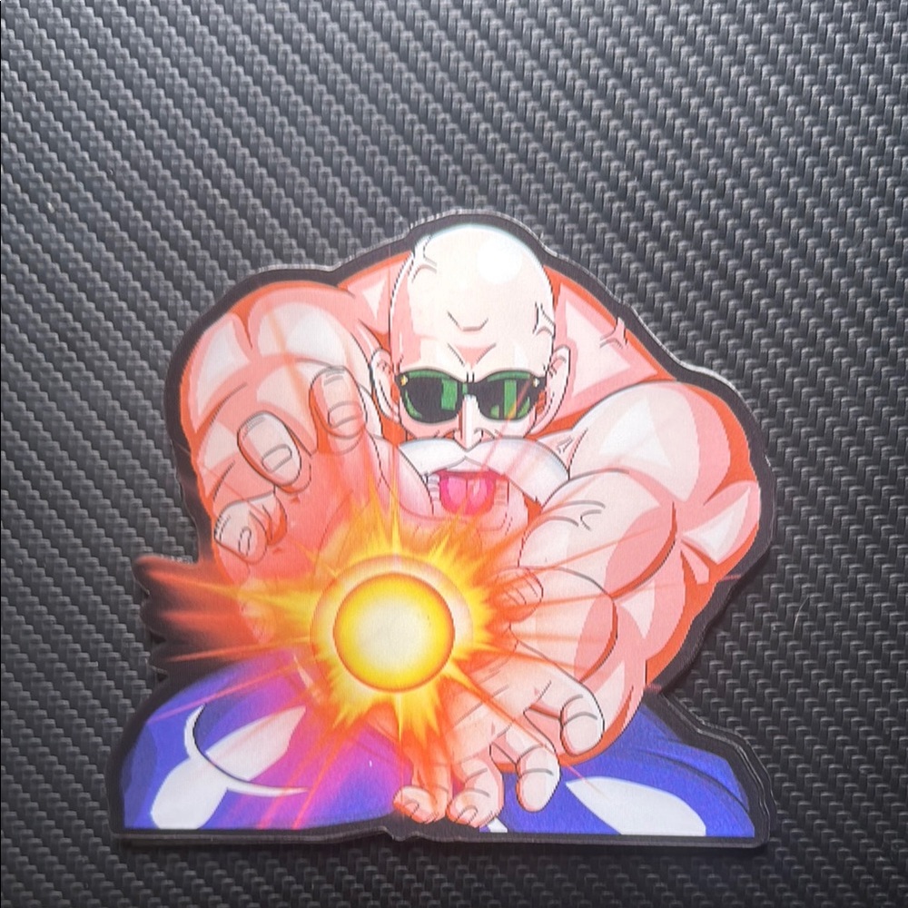 Dragon ball z master roshi Energy Blast 3d motion sticker